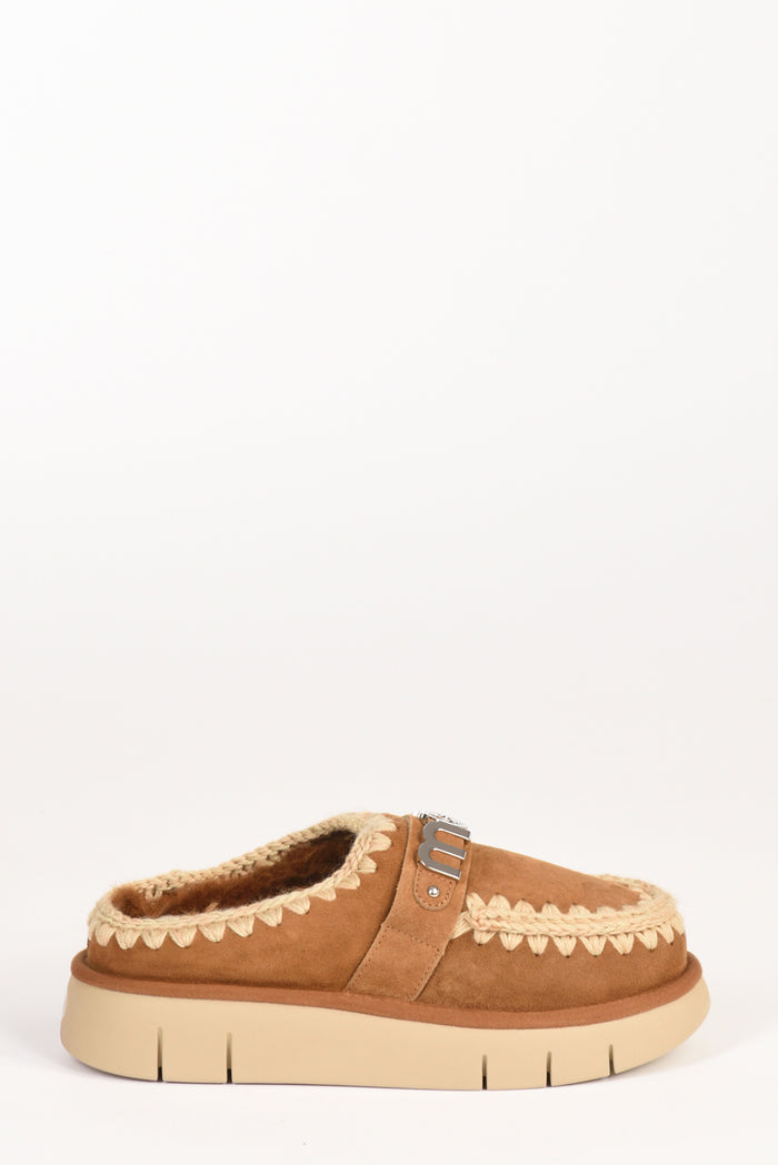 Mou Sabot Beige Cuoio Donna - 1