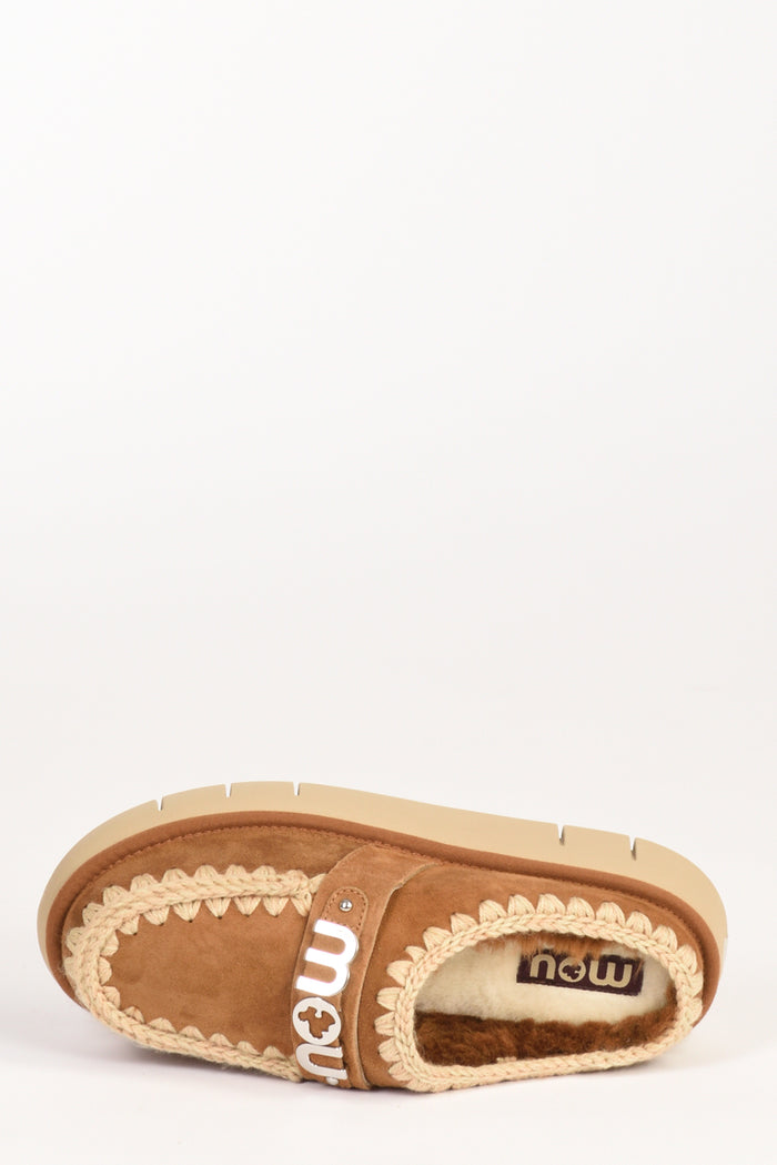Mou Sabot Beige Cuoio Donna - 4