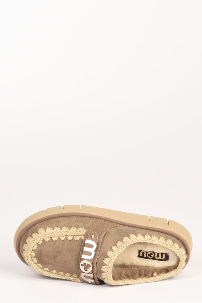 Mou Sabot Beige Grigiato Donna - 4