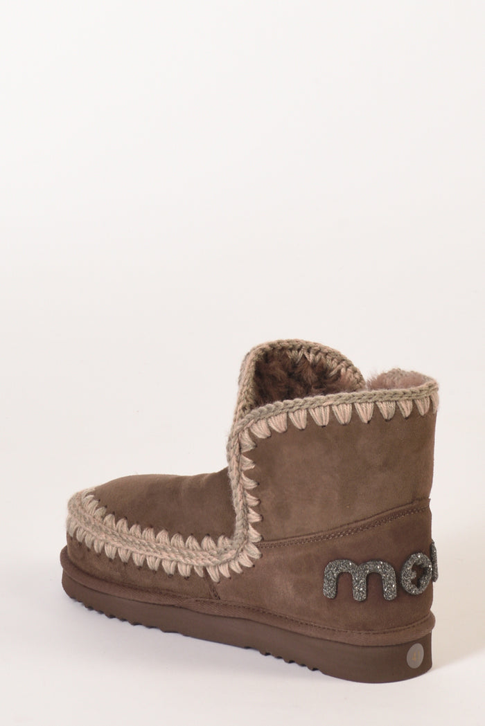 Mou Eskimo Glitter Marrone Donna - 4