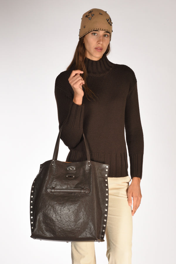 Zanellato Borsa A Spasso M Marrone Donna-2
