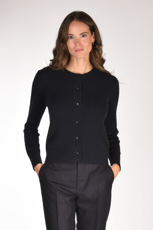 Allude Maglia Cardigan Blu Donna