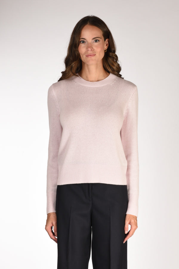 Allude Maglia Girocollo Rosa Donna-2