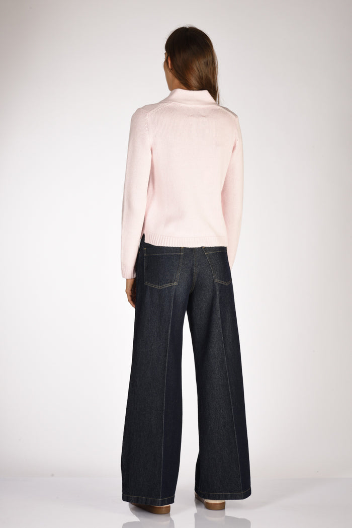 Allude Maglia Cardigan Rosa Donna - 5