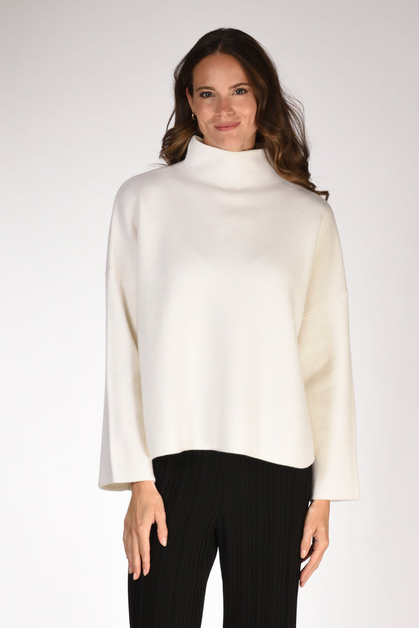 Allude Maglia Bianco Naturale Donna