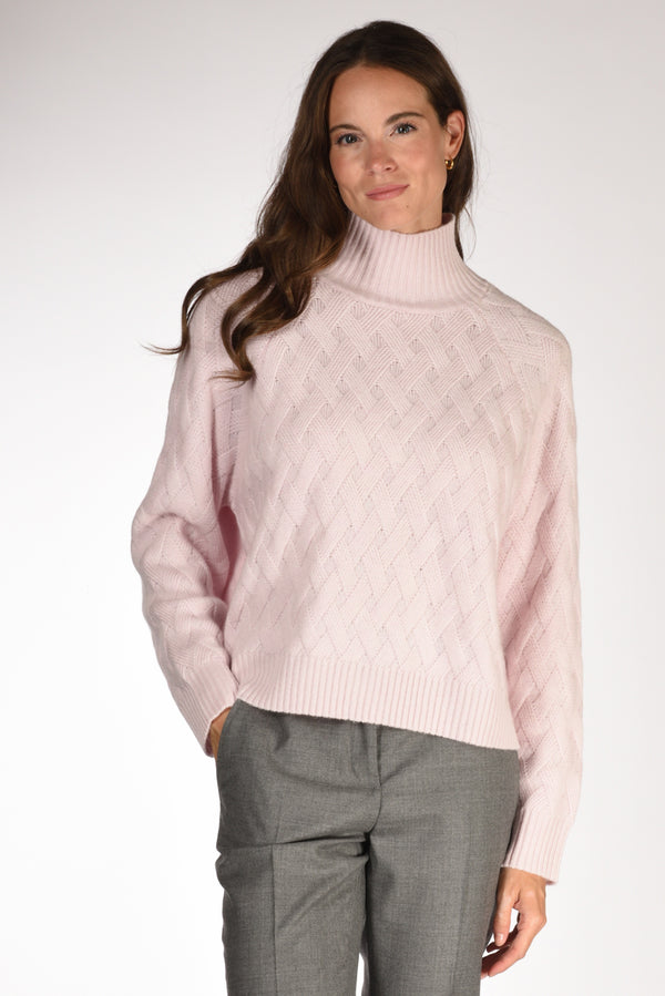 Allude Maglia Lupetto Rosa Donna