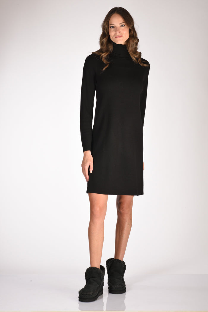 Allude Abito In Maglia Nero Donna - 1