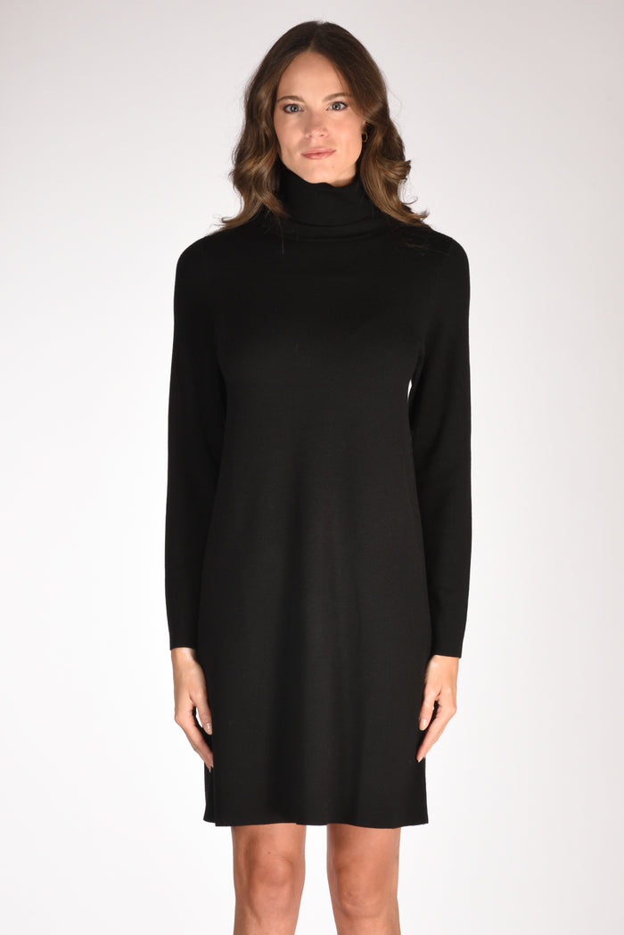 Allude Abito In Maglia Nero Donna - 2