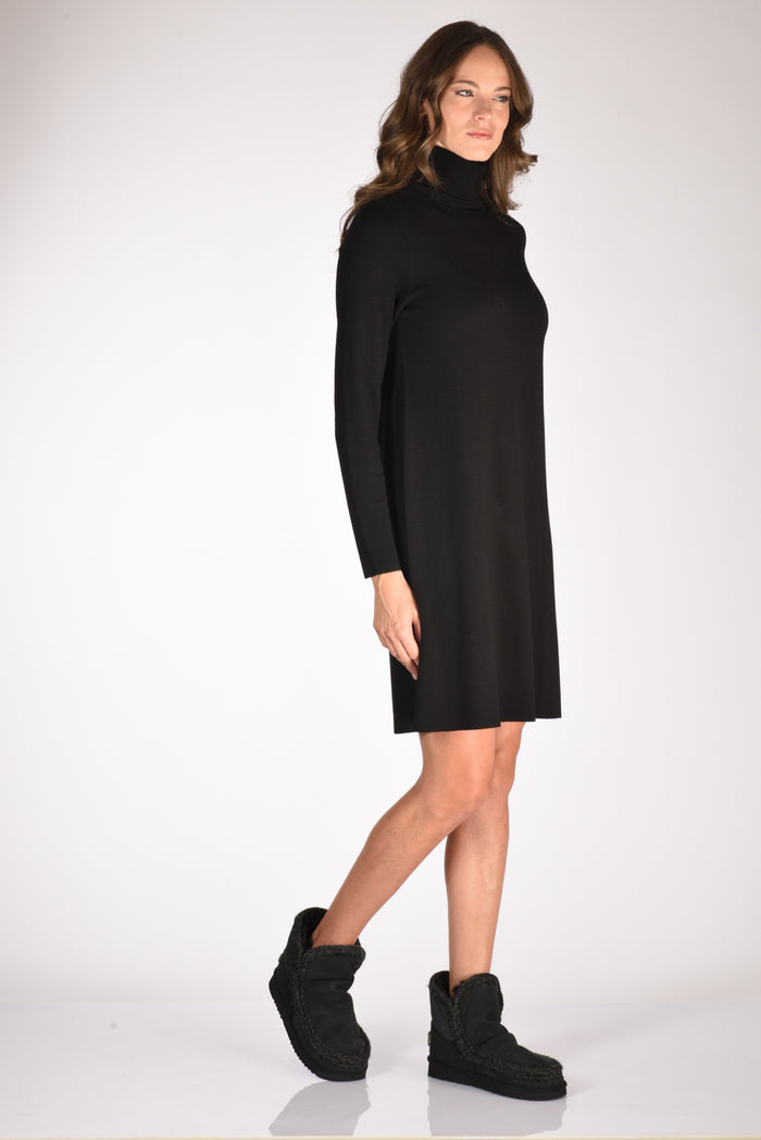 Allude Abito In Maglia Nero Donna - 3