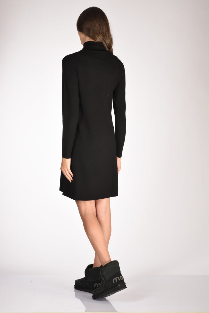 Allude Abito In Maglia Nero Donna - 5