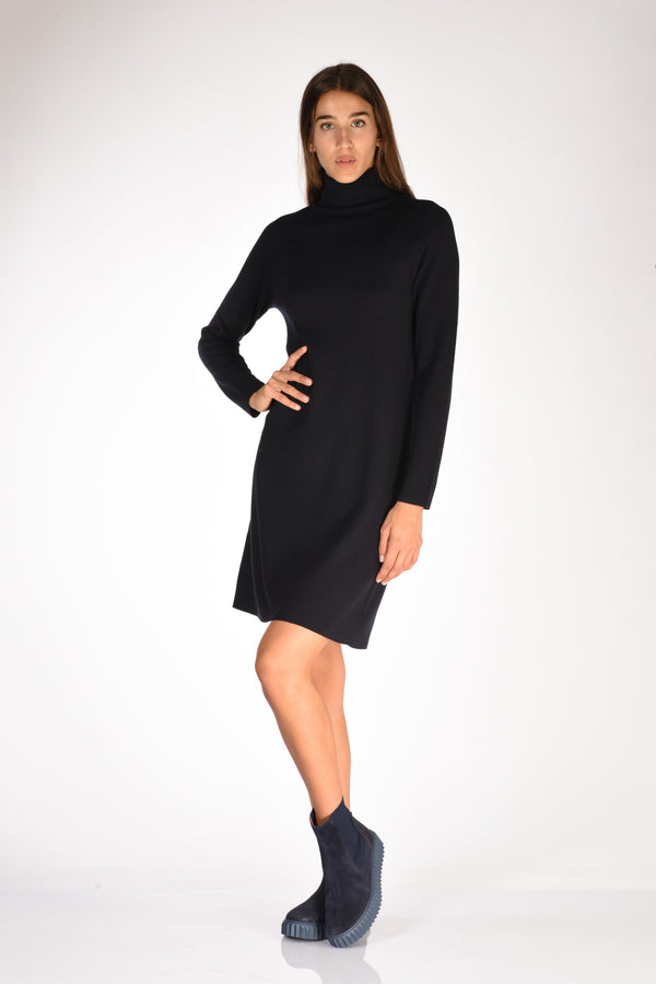 Allude Abito In Maglia Blu Donna