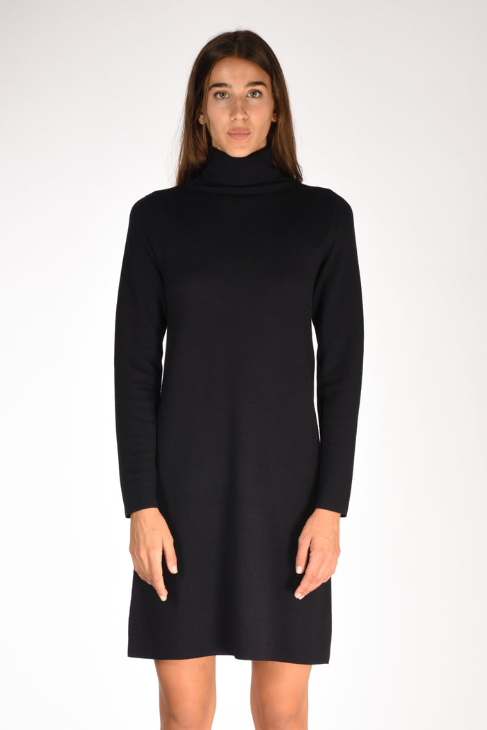 Allude Abito In Maglia Blu Donna - 2