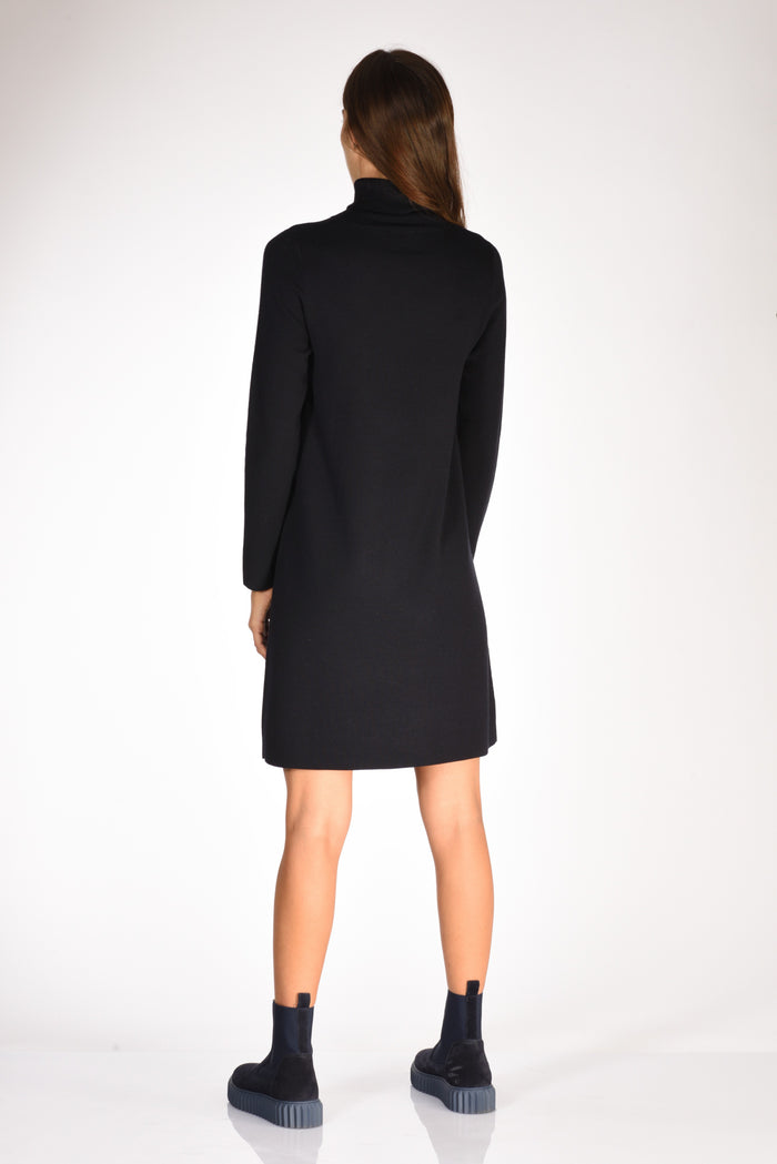 Allude Abito In Maglia Blu Donna - 5