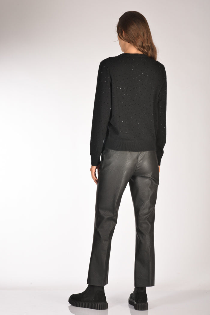 Allude Maglia V Nero Donna - 5