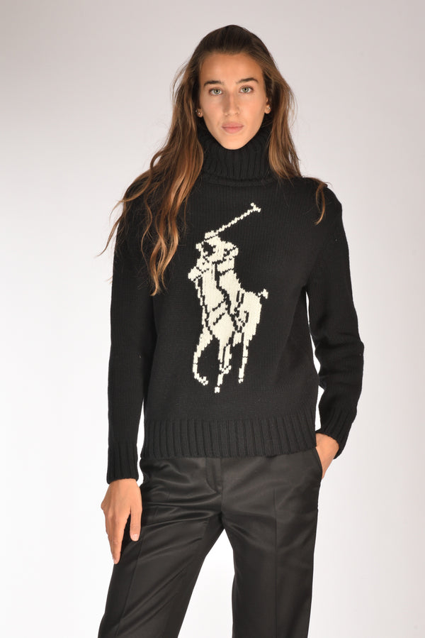 Polo Ralph Lauren Maglia Polo Nero Donna