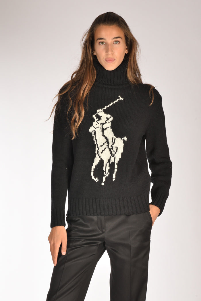 Polo Ralph Lauren Maglia Polo Nero Donna - 1