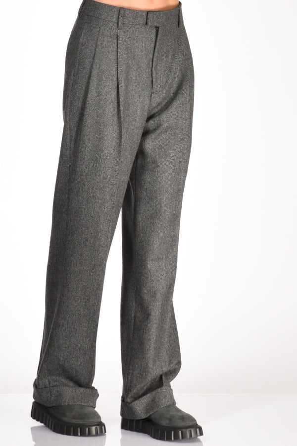 Berwich Pantalone Simona Grigio Donna