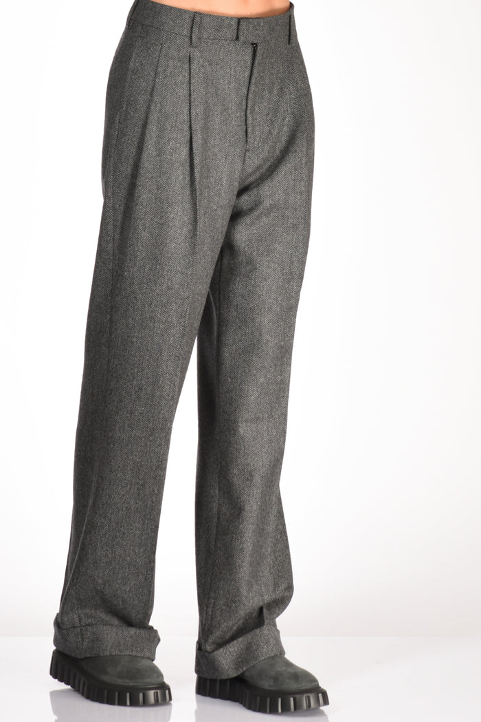 Berwich Pantalone Simona Grigio Donna - 1