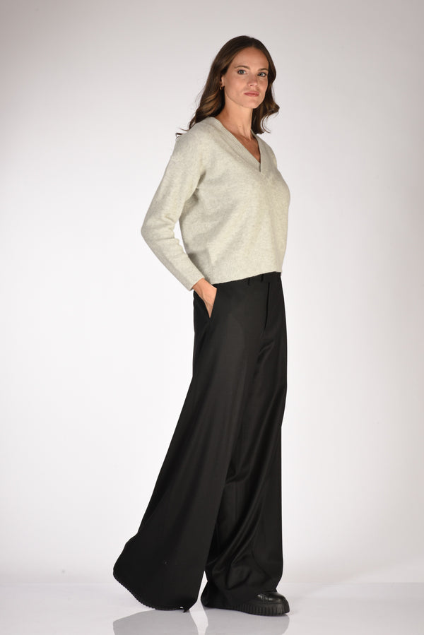 Berwich Pantalone Nina Nero Donna-2