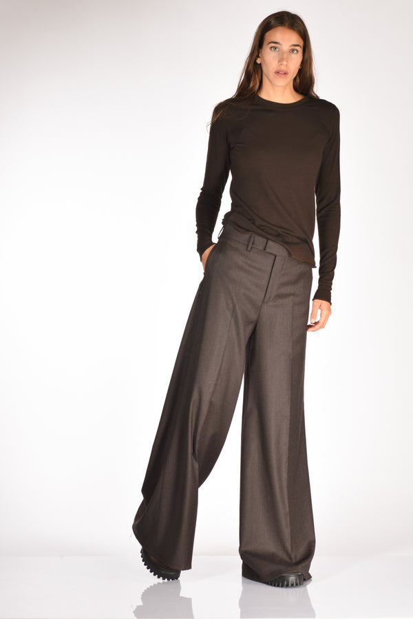 Berwich Pantalone Nina Marrone Donna-2