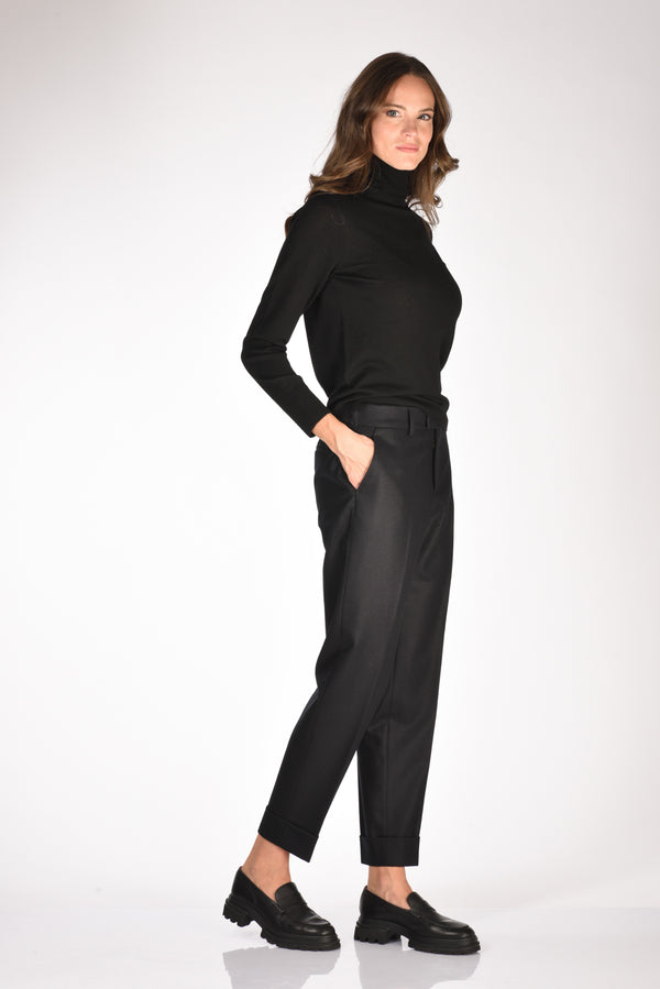 Berwich Pantalone Alice Nero Donna-2
