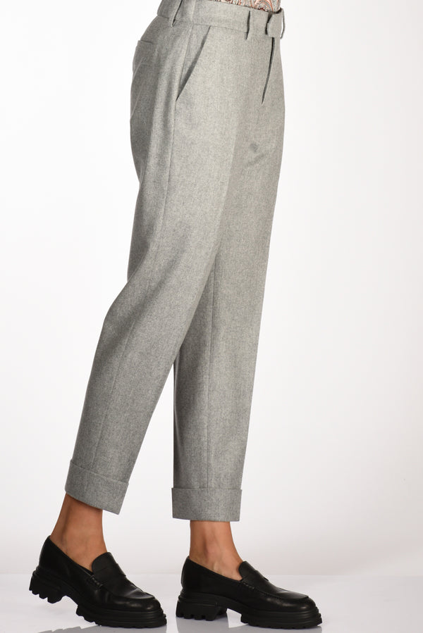 Berwich Pantalone Alice Grigio Melange Donna