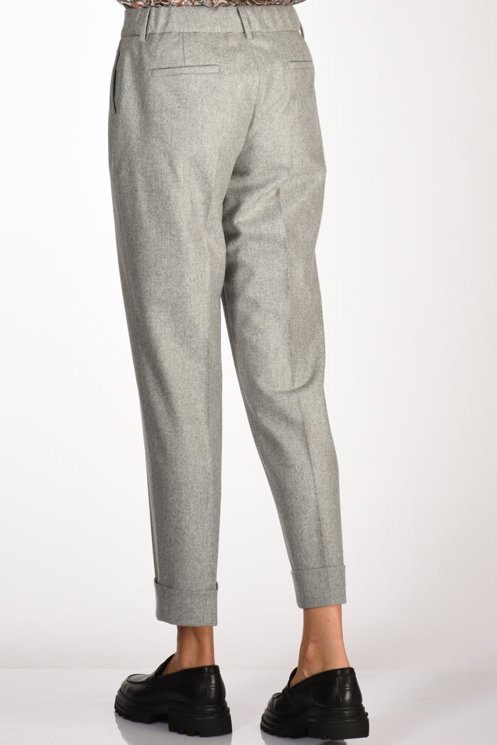 Berwich Pantalone Alice Grigio Melange Donna - 5