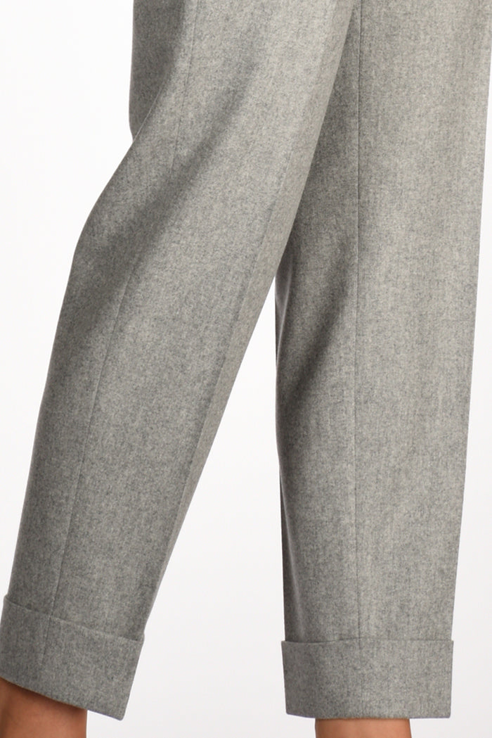 Berwich Pantalone Alice Grigio Melange Donna - 6