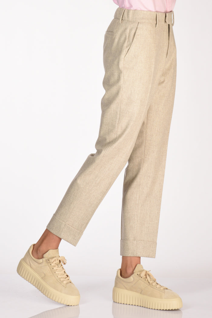 Berwich Pantalone Alice Beige Donna - 1