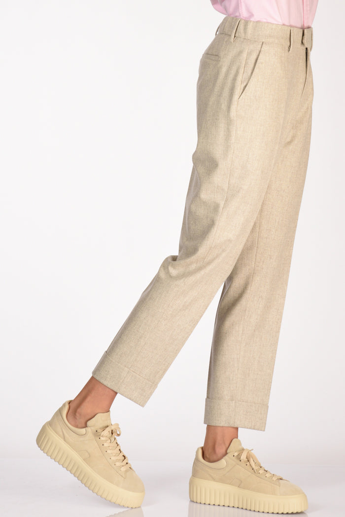 Berwich Pantalone Alice Beige Donna - 5