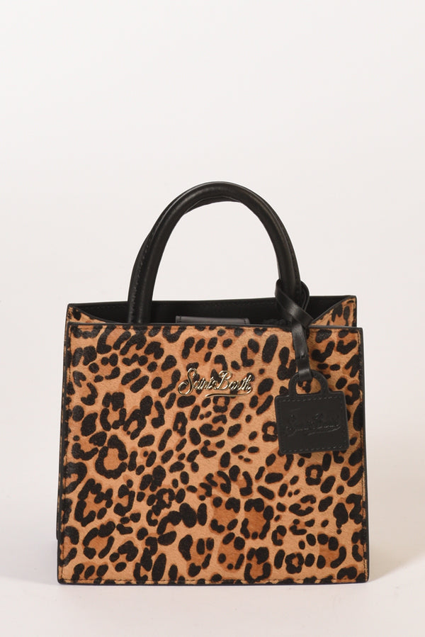 Mc2 Saint Barth Borsa Mini Beige/nero Donna