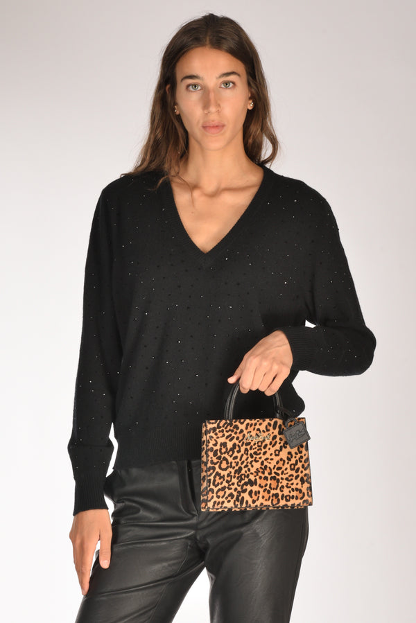 Mc2 Saint Barth Borsa Mini Beige/nero Donna-2