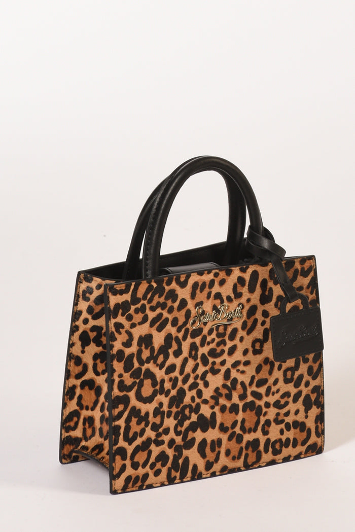 Mc2 Saint Barth Borsa Mini Beige/nero Donna - 3