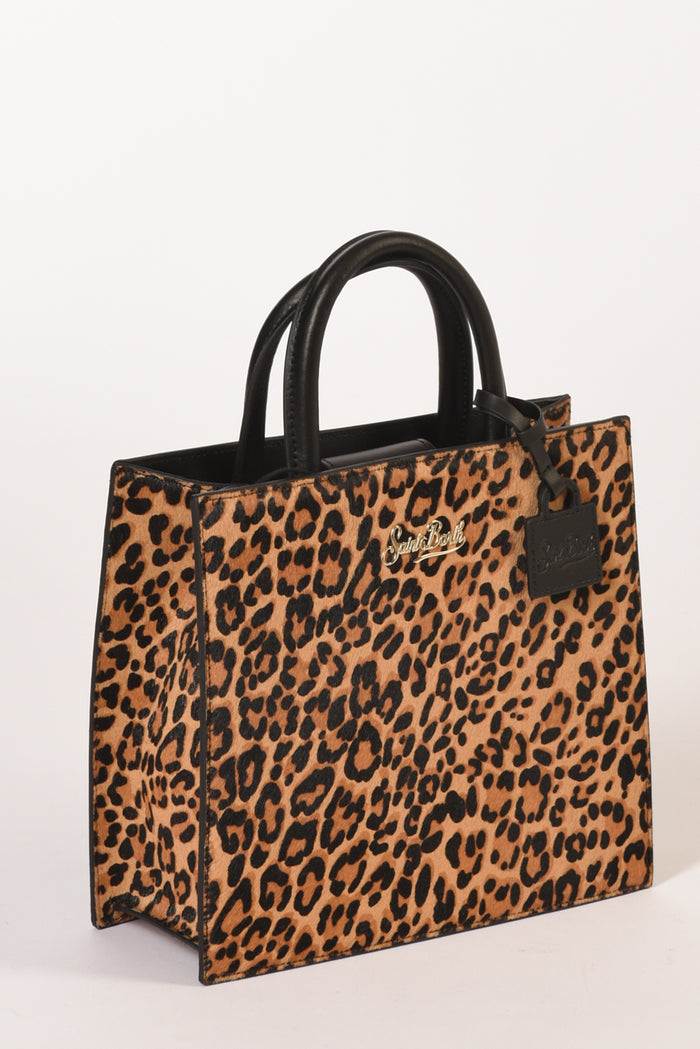 Mc2 Saint Barth Borsa Midi Beige/nero Donna - 3