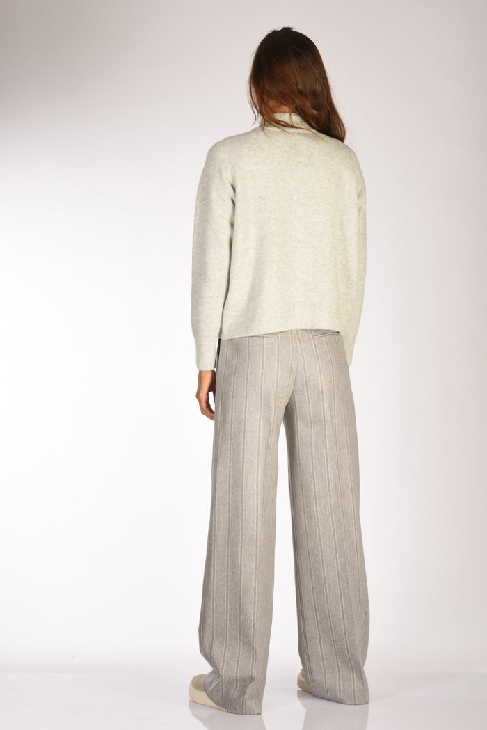 Anne Claire Maglia Cardigan Grigio Donna - 5