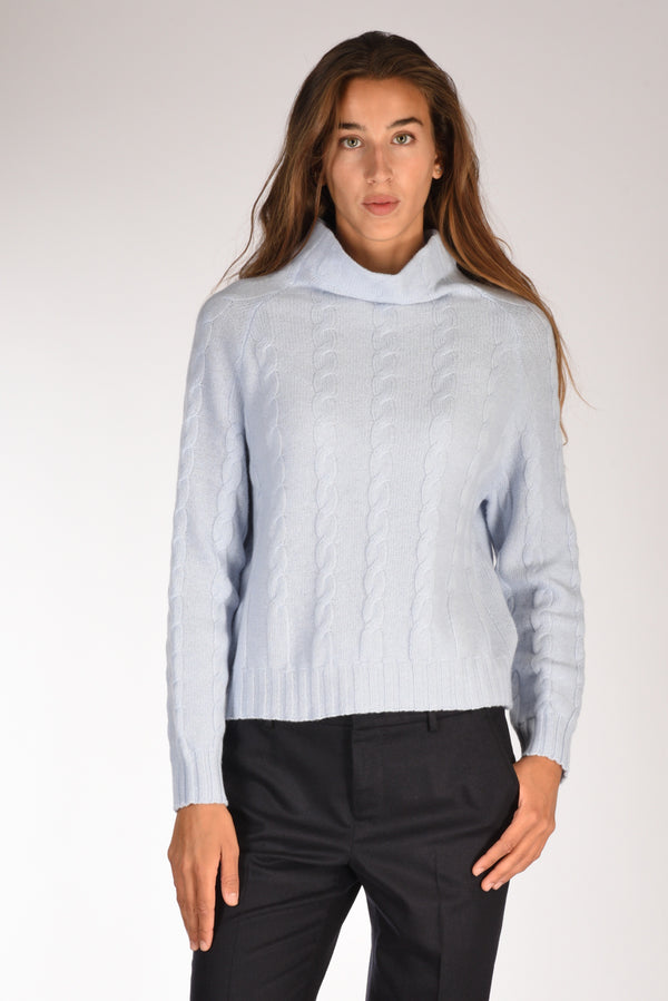 Anne Claire Maglia Cratere Azzurro Donna