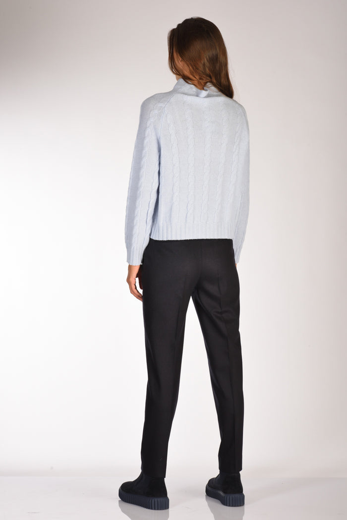 Anne Claire Maglia Cratere Azzurro Donna - 5