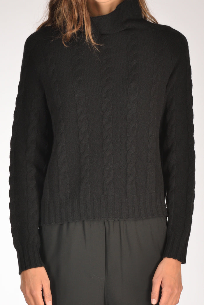 Anne Claire Maglia Cratere Nero Donna - 3
