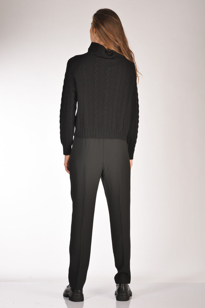Anne Claire Maglia Cratere Nero Donna - 5