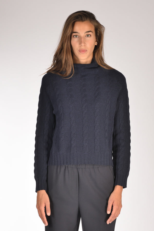 Anne Claire Maglia Cratere Blu Donna-2