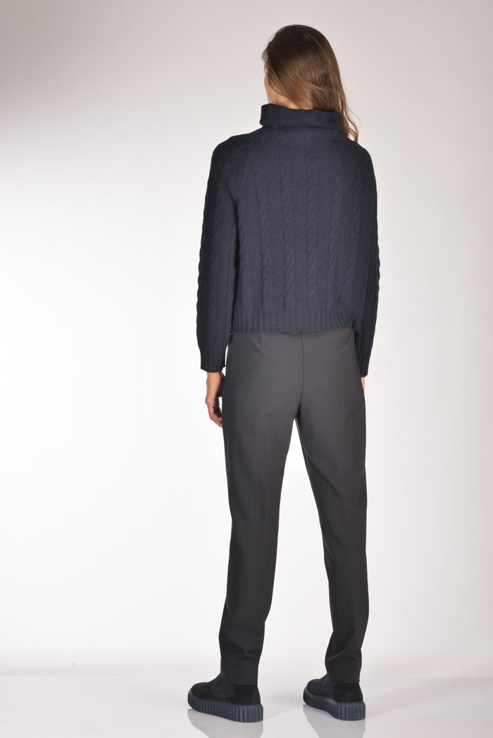 Anne Claire Maglia Cratere Blu Donna - 5