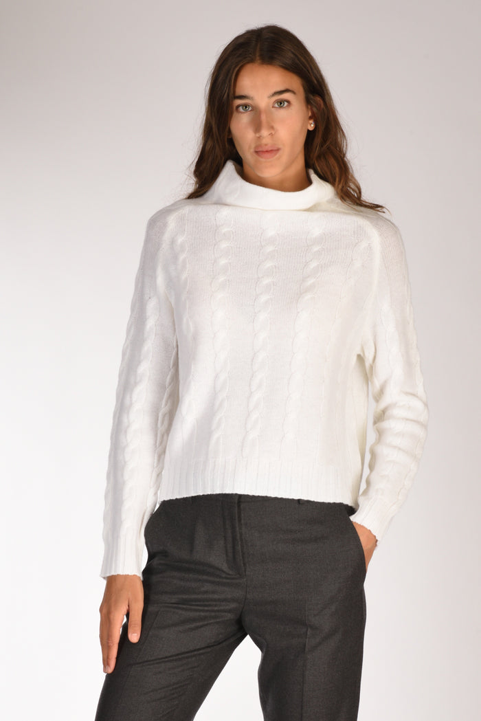Anne Claire Maglia Cratere Bianco Donna - 1