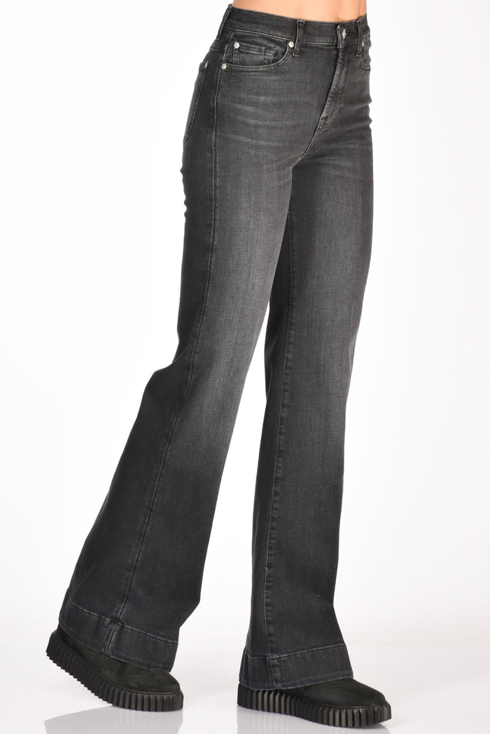 7 For All Mankind Jeans Dojo Nero Donna - 1