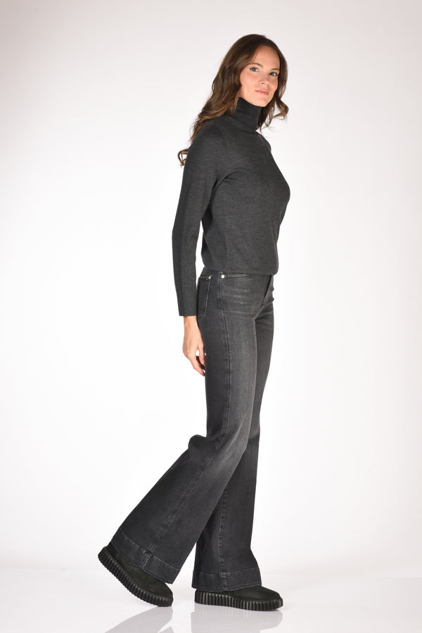 7 For All Mankind Jeans Dojo Nero Donna-2