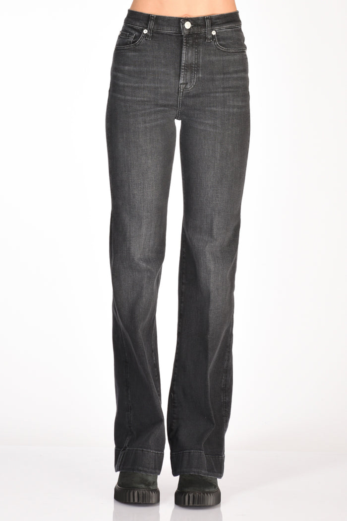 7 For All Mankind Jeans Dojo Nero Donna - 3
