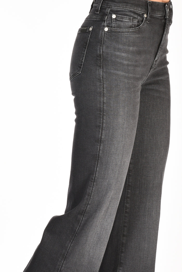 7 For All Mankind Jeans Dojo Nero Donna - 4