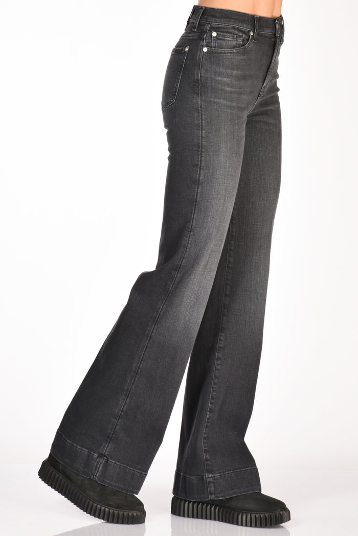 7 For All Mankind Jeans Dojo Nero Donna - 5