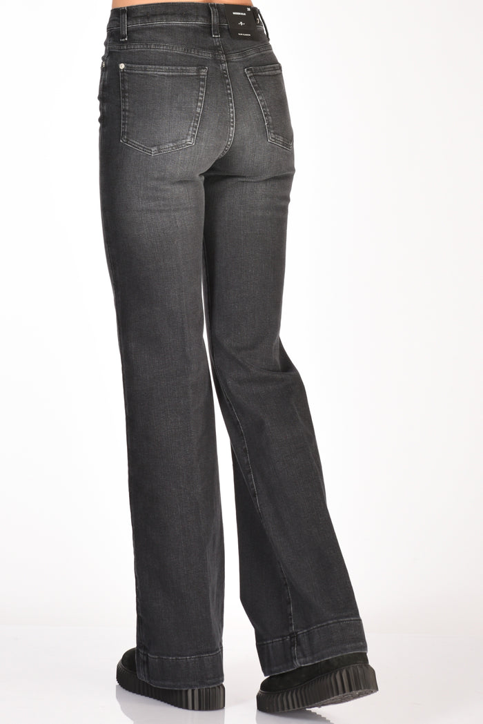 7 For All Mankind Jeans Dojo Nero Donna - 6
