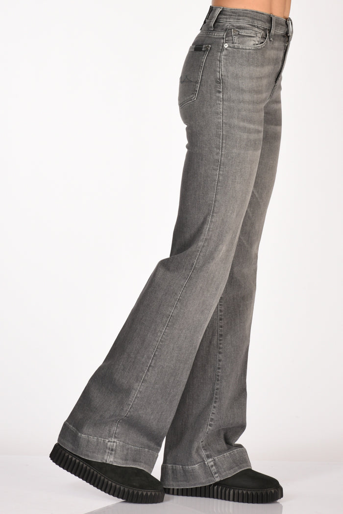 7 For All Mankind Jeans Dojo Grigio Donna - 1