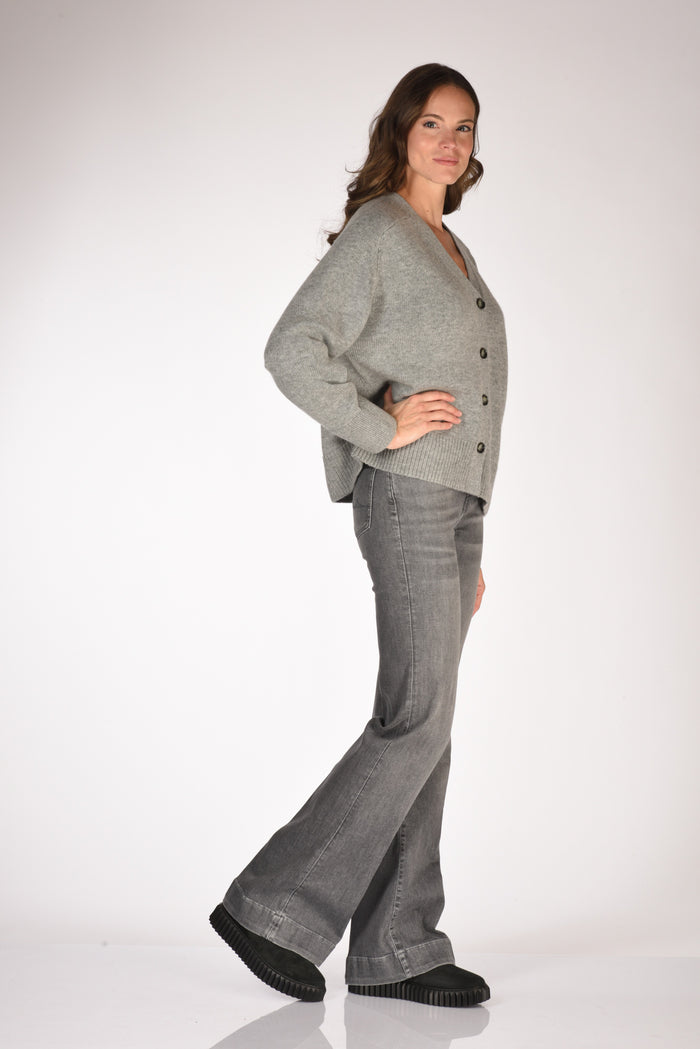 7 For All Mankind Jeans Dojo Grigio Donna - 2